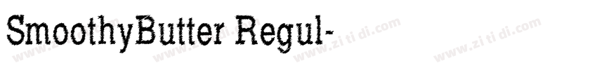 SmoothyButter Regul字体转换